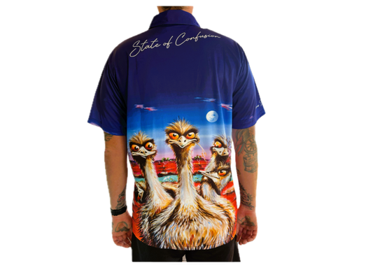 State of Confusion Short Sleeve Fishing Shirt