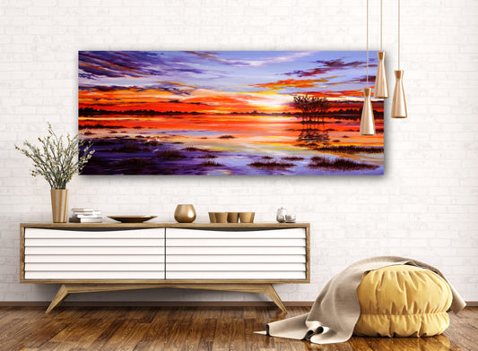 Sunset over Roebuck Plains