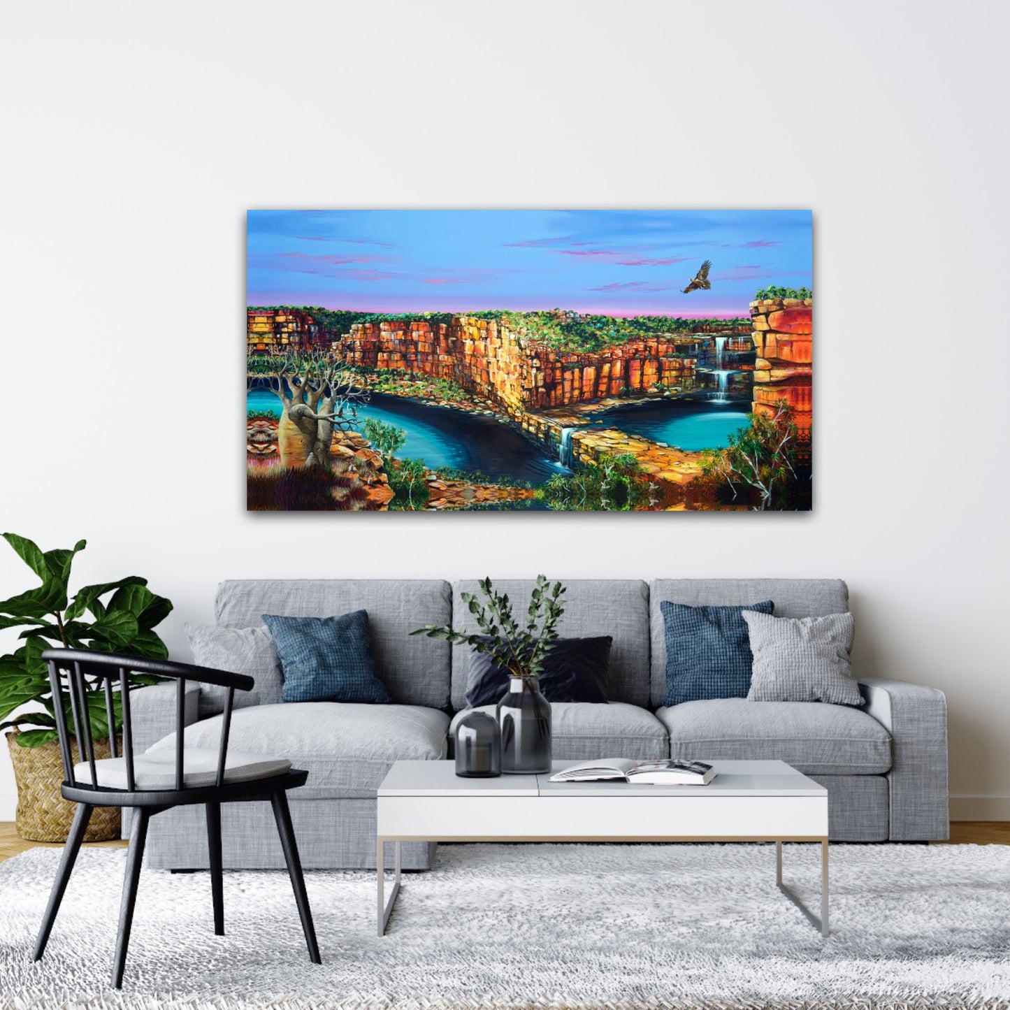 Red Tails Over Mitchell Plateau