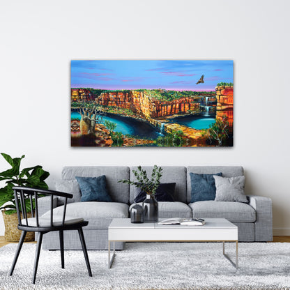 Red Tails Over Mitchell Plateau