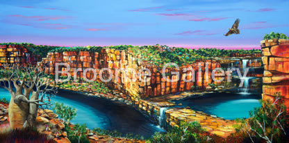 Red Tails Over Mitchell Plateau