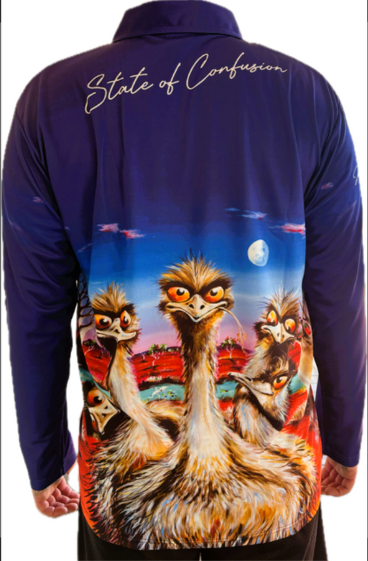 State of Confusion Long Sleeve Fishing Shirt