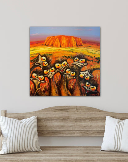 Emu's of Uluru