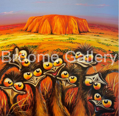 Emu's of Uluru