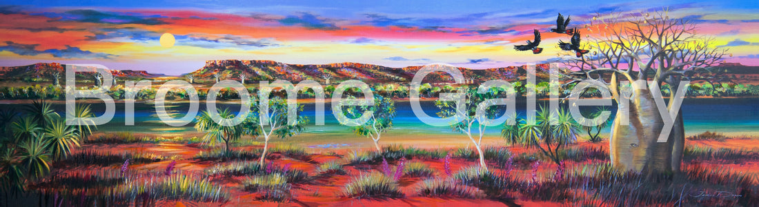 Red Tails Over Cockburn Ranges – Broome Gallery